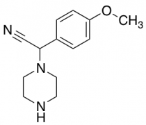 2-(4-Methoxyphenyl)-2-(piperazin-1-yl)acetonitrile