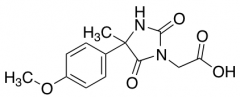 2-[4-(4-Methoxyphenyl)-4-methyl-2,5-dioxoimidazolidin-1-yl]acetic Acid