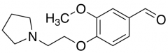 3-Methoxy-4-[2-(1-pyrrolidinyl)ethoxy]benzaldehyde Hydrochloride