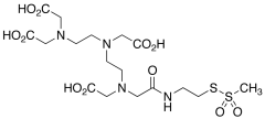 N-[S-Methanethiosulfonylcystaminyl]diethylenetriaminepentaacetic Acid, Monoamide (2:1 mixt