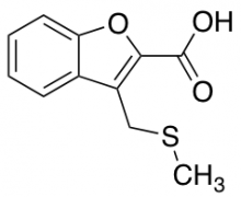 3-[(Methylsulfanyl)methyl]-1-benzofuran-2-carboxylic Acid
