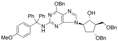 (1R,2R,3R,5R)-5-[(4-Methoxyphenyl)-diphenylmethylamino-6-bezyloxy-9H-purin-9-yl]-3-(phenyl