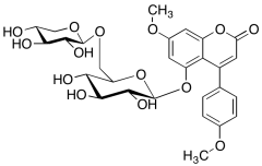 7-Methoxy-4-(4-methoxyphenyl)-5-[(6-O-&beta;-D-xylopyranosyl-&beta;-D-glucopyranos