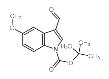 5-Methoxy-3-formylindole-1-carboxylic acid tert-butyl ester