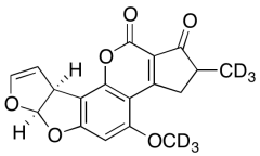 4-Methoxy-2-methyl-2,3-dihydrocyclopenta[c]furo[3',2':4,5]furo[2,3-h]chromene-1,11(6aH,9aH