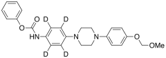 4-[4-(4-O-Methoxymethyl-4-hydroxyphenyl)-1-piperazinyl]phenyl]carbamic Acid-d4 Phenyl Este