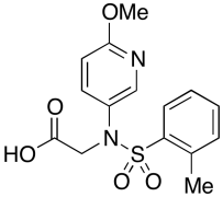 N-(6-Methoxy-3-pyridinyl)-N-[(2-methylphenyl)sulfonyl]glycine
