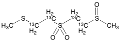 2-Methylsulfinylethyl-2-methylthioethylsulfone-13C4