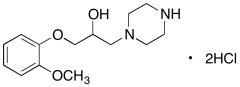 &alpha;-[(2-Methoxyphenoxy)methyl]-1-piperazineethanol Dihydrochloride