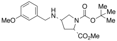 (2S,4S)-4-[[(3-Methoxyphenyl)methyl]amino]-1,2-pyrrolidinedicarboxylic Acid 1-(1,1-Dimethy