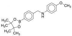 4-Methoxy-N-(4-(4,4,5,5-tetramethyl-1,3,2-dioxaborolan-2-yl)benzyl)aniline
