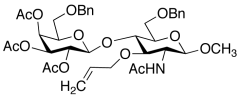 Methyl 2-(Acetylamino)-2-deoxy-6-O-benzyl-3-O-2-propen-1-yl-4-O-[2,3,4-tri-O-acetyl-6-O-be