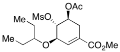 (3R,4R,5S)-Methyl 5-Acetoxy-4-((methylsulfonyl)oxy)-3-(pentan-3-yloxy)cyclohex-1-enecarbox