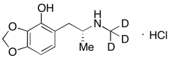 (R)-5-[2-(Methylamino)propyl]-1,3-benzodioxol-4-ol-d3 Hydrochloride