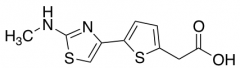 2-{5-[2-(methylamino)-1,3-thiazol-4-yl]thiophen-2-yl}acetic acid