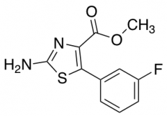 methyl 2-amino-5-(3-fluorophenyl)-1,3-thiazole-4-carboxylate