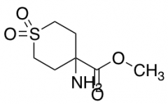 methyl 4-amino-1,1-dioxo-1lambda6-thiane-4-carboxylate