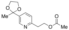5-(2-Methyl-1,3-dioxolan-2-yl)-2-pyridineethanol Acetate