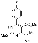 Methyl 6-(4-Fluorophenyl)-4-isopropyl-2-methylthio-1,4-dihydropyrimidine-5-carboxylate