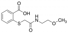 2-({[(2-Methoxyethyl)carbamoyl]methyl}sulfanyl)benzoic Acid