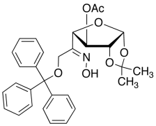 1,2-O-(1-Methylethylidene)-6-O-(triphenylmethyl)-&beta;-L-arabino-hexofuranos-5-ulose 