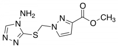 Methyl 1-{[(4-Amino-4H-1,2,4-triazol-3-yl)thio]methyl}-1H-pyrazole-3-carboxylate