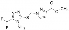 Methyl 1-({[4-Amino-5-(difluoromethyl)-4H-1,2,4-triazol-3-yl]thio}methyl)-1H-pyrazole-3-ca