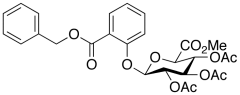 Methyl 1-((2-Benzyloxycarbonxyl)phenyl)-2,3,4-tri-O-acetyl-&beta;-D-glucopyranuronate