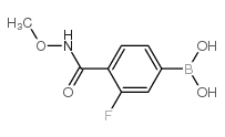 N-Methoxy 4-borono-2-fluorobenzamide