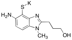 1-Methyl-5-amino-1H-benzimidazole-2-propanol-4-thiolate Potassium