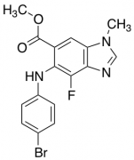 Methyl 5-(4-Bromophenylamino)-4-fluoro-1-methyl-1H-benzo[d]imidazole-6-carboxylate