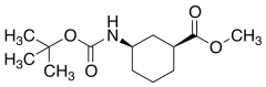 Methyl cis-(+/-)-3-{[(tert-butoxy)carbonyl]amino}cyclohexane-1-carboxylate