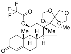 (11&beta;,16&alpha;)-16-Methyl-17,20:20,21-bis(methylenedioxy)-11-[(trifluoroacety