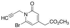 Methyl 6-Bromo-1,2-dihydro-2-oxo-1-(2-propynyl)-4-pyridineacetate (85:15% Bromo:Chloro Der