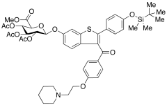 Methyl-1-(4&rsquo;-tert-butyldimethylsylyl-6-hydroxyraloxifene)-2,3,4-tri-O-acetyl-&am
