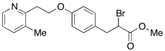 Methyl 2-Bromo-3-(4-(2-(3-methylpyridin-2-yl)ethoxy)phenyl)propanoate