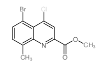 Methyl 5-bromo-4-chloro-8-methylquinoline-2-carboxylate