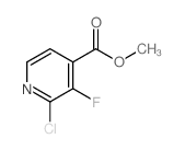 Methyl 2-chloro-3-fluoro-4-pyridinecarboxylate