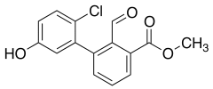 Methyl 3-(2-chloro-5-hydroxyphenyl)-2-formylbenzoate