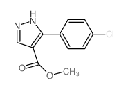 Methyl 3(5)-(4-chlorophenyl)-1H-pyrazole-4-carboxylate