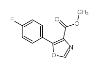 Methyl 5-(4-fluorophenyl)oxazole-4-carboxylate