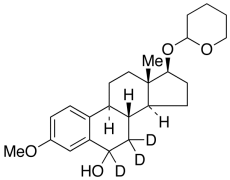 3-O-Methyl 6-Hydroxy-17&beta;-estradiol-d3 17-O-Tetrahydropyran