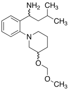 3-Methyl-1-[2-(1-{3-hydroxy-3-O-methoxymethyl}piperidinyl)phenyl]butylamine(Mixture of Di