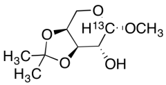 Methyl 3,4-Isopropylidene-&beta;-L-arabinopyranoside-13C