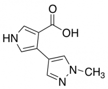 4-(1-Methyl-1H-pyrazol-4-yl)-1H-pyrrole-3-carboxylic Acid