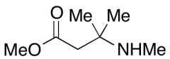 Methyl 3-Methyl-3-(methylamino)butanoate