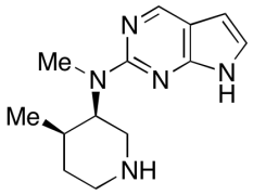 N-Methyl-N-(3R,4R)-4-methylpiperidin-3-yl-7-deazapurine-2-amine