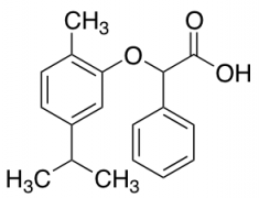 2-[2-Methyl-5-(propan-2-yl)phenoxy]-2-phenylacetic Acid