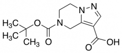 5-[(2-Methylpropan-2-yl)oxycarbonyl]-6,7-dihydro-4H-pyrazolo[1,5-a]pyrazine-3-carboxylic A