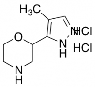 2-(4-methyl-1H-pyrazol-3-yl)morpholine dihydrochloride